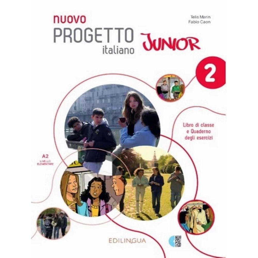 Nuovo Progetto Italiano Junior 2 (A2) - Libro Di Classe E Quaderno Degli Esercizi