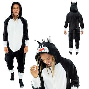 Gato Frajola Kigurumi Pijama Macacão Oficial Looney Tunes WB