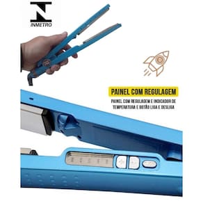Prancha Chapinha  Progressiva 450F Titanium Bivolt
