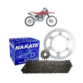 Kit Coroa Pinhão Corrente MotoNakata TM101100R Honda CRF230F