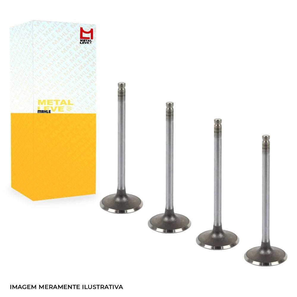 Kit 4 Válvula de Escape Metal Leve Honda Biz POP Dream 100