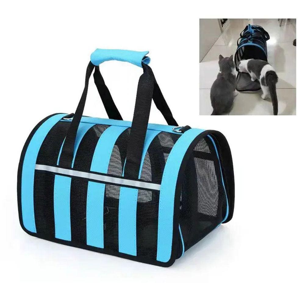 Bolsa Transporte Cachorro Gato Cao Animal de Estimaçao Faixa Refletiva Carro Onibus Aviao Passeio