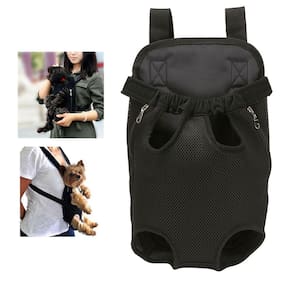 Mochila Canguru Cachorro Gato Cao Pet Animal de Estimaçao Bolsa Transporte Pequeno Porte Confortavel Seguro Passeio Ar Livre