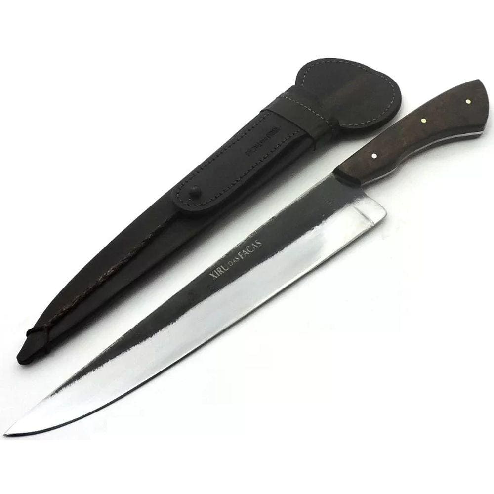 Faca Fulltang Carneadeira Antiga Mola Trem - Lâm. 25 cm.