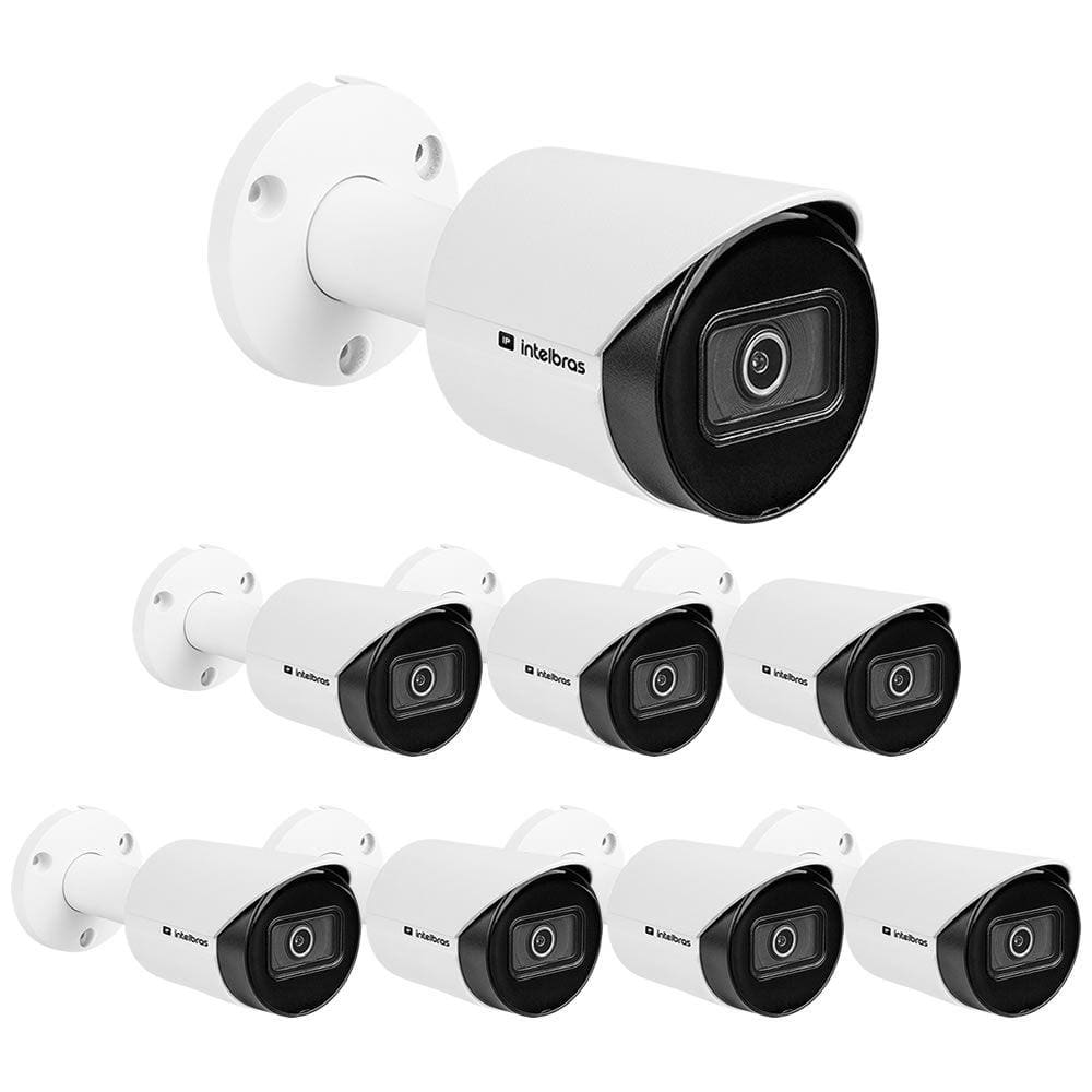 Kit 8 Câmeras IP 2 Megapixels Full HD 30m Starlight VIP 3230 B SL G3 Intelbras