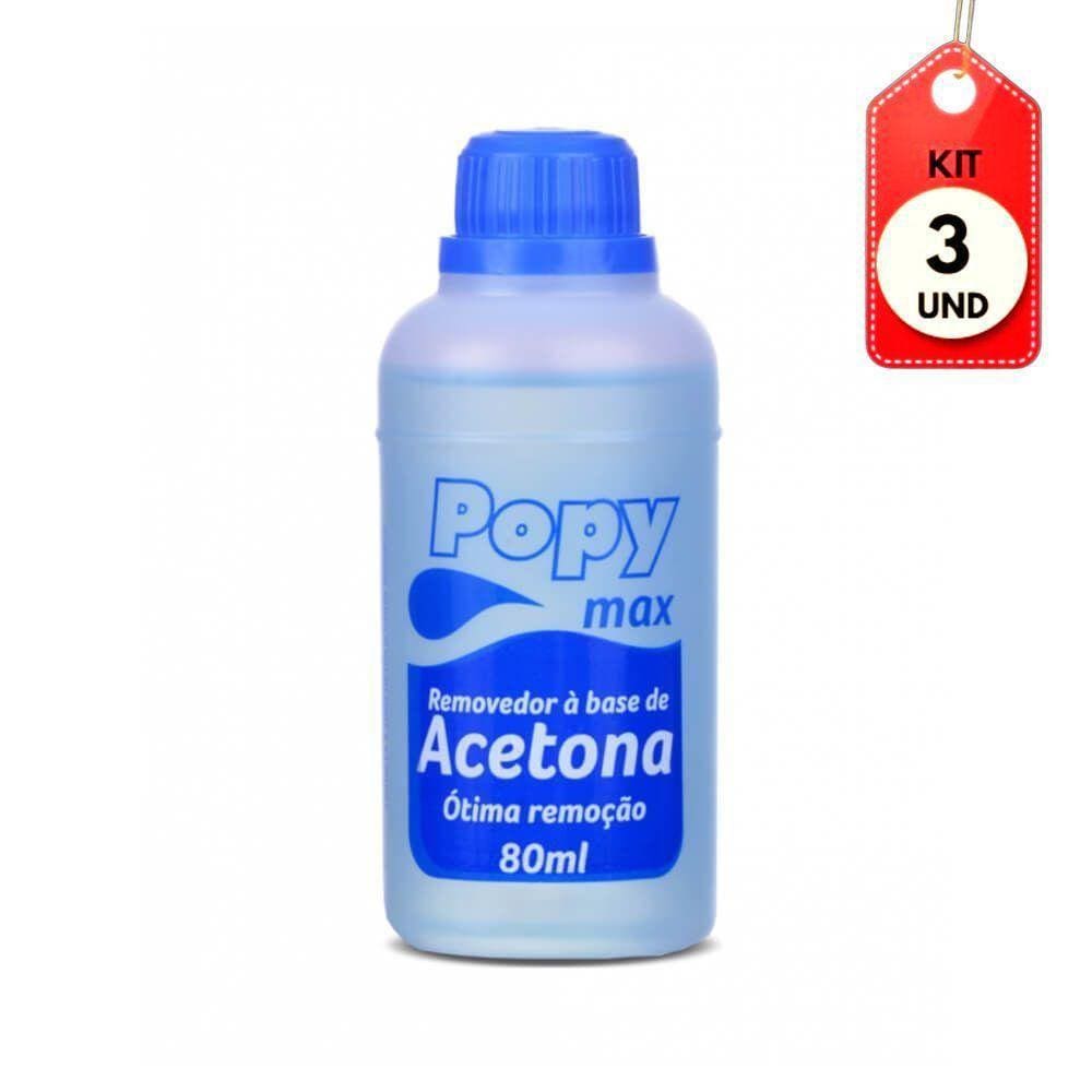 Kit C-03 Farmax Popymax Removedor A Base De Acetona 80ml