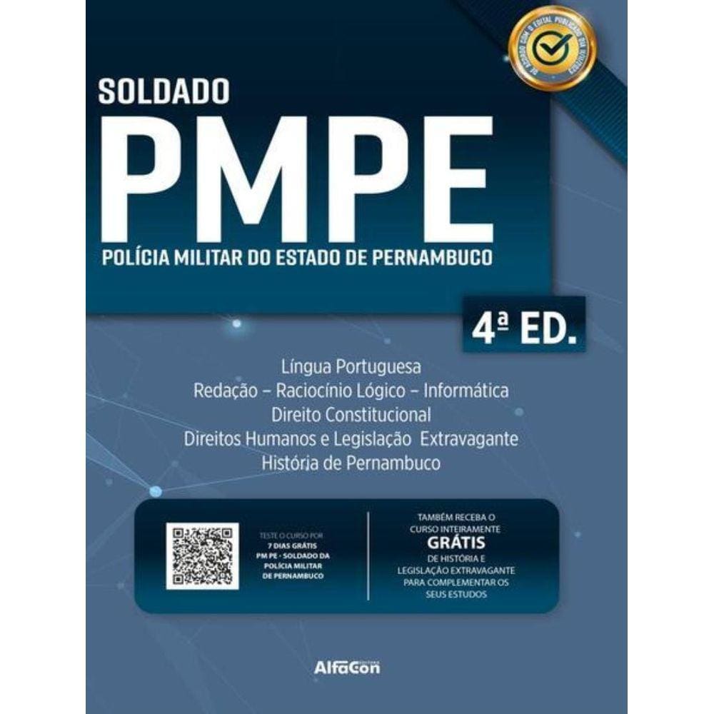 Soldado Da Policia Militar Do Estado De Pernambuco - Pmpe - 4ª Ed