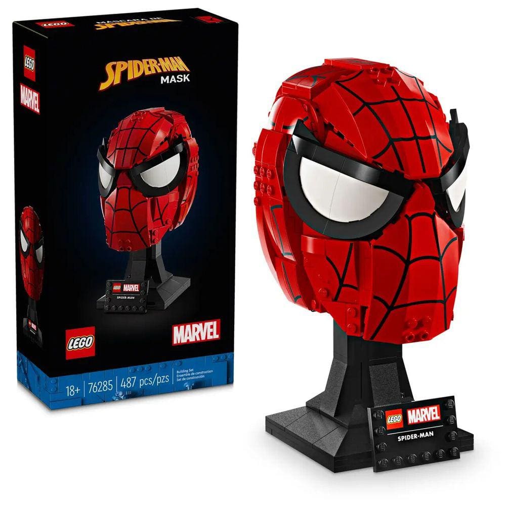 Lego Marvel Cabeça Homem Aranha 487 Peças - 76285