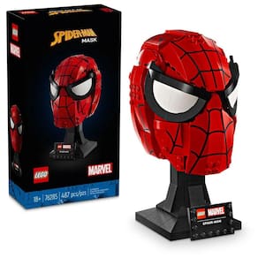 Lego Marvel Cabeça Homem Aranha 487 Peças - 76285