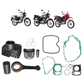 1 Kit Cilindro Completo Mahle Metal Leve CG Fan 125 0.1 2V 2009 A 2015