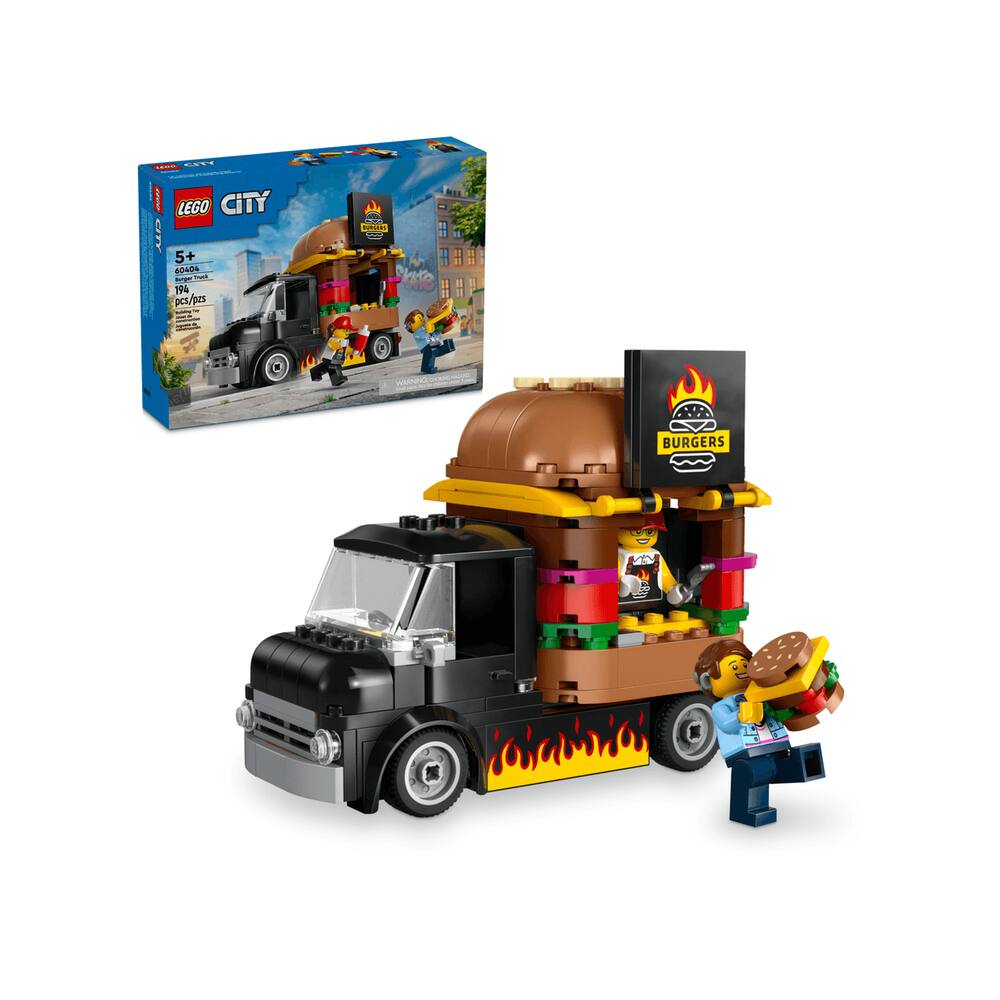 Blocos de Montar - City - Camiao de Hamburgueres LEGO