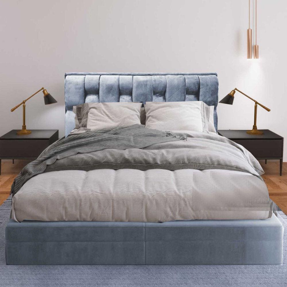 Cabeceira Cherie Suede 90 Grafitte