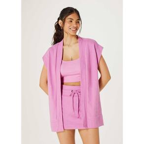 Colete Feminino Muscle Em Malha Rústica P- Roxo Hering