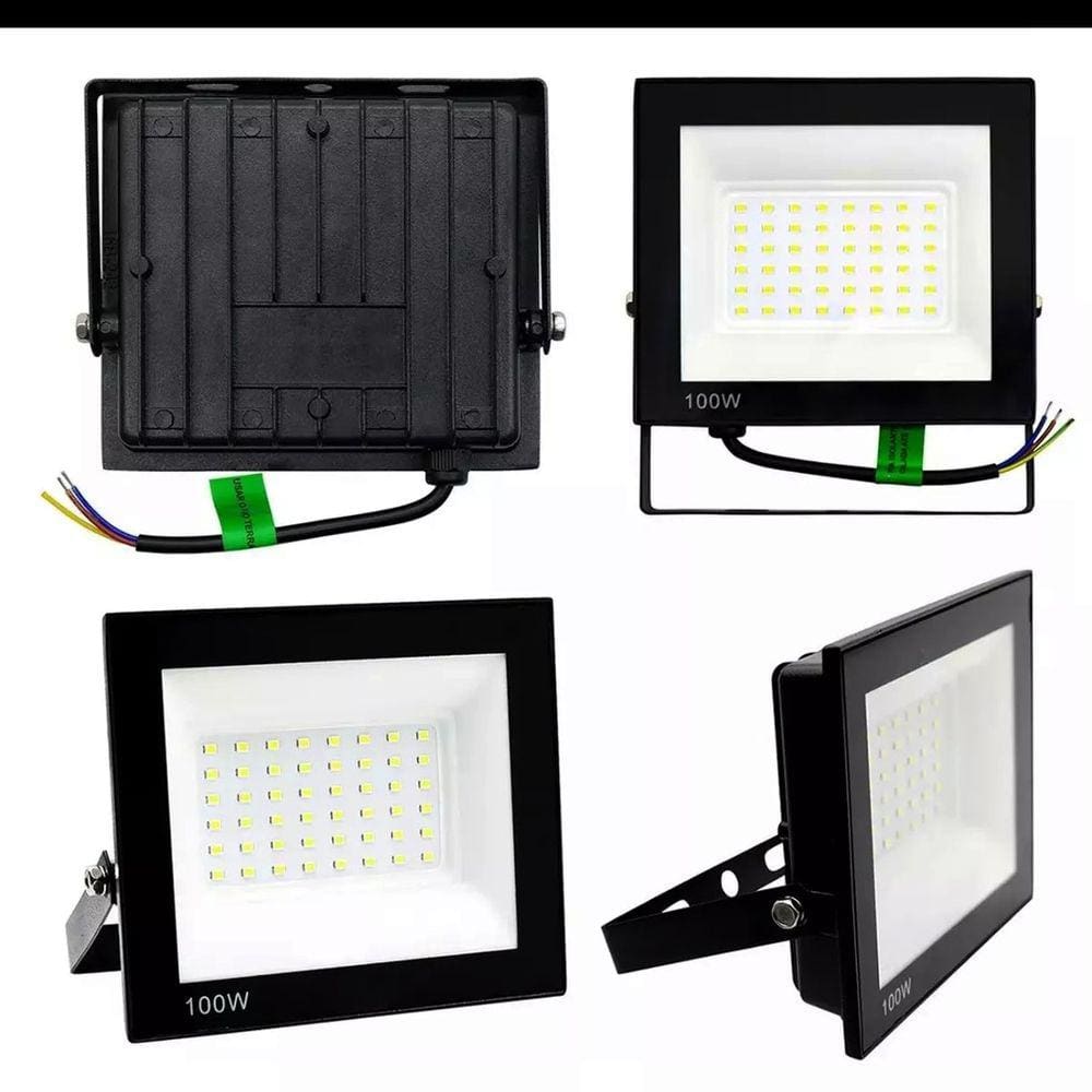 Refletor Led Holofote 100w A prova D`água Branco Frio 6500k