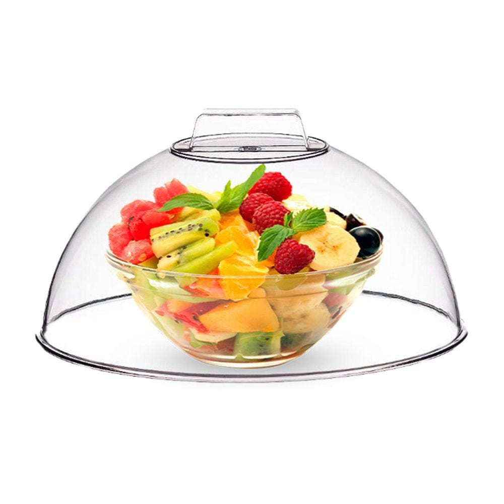 Tampa Acrílico Transparente Pequena Para Bolos E Tortas 23Cm
