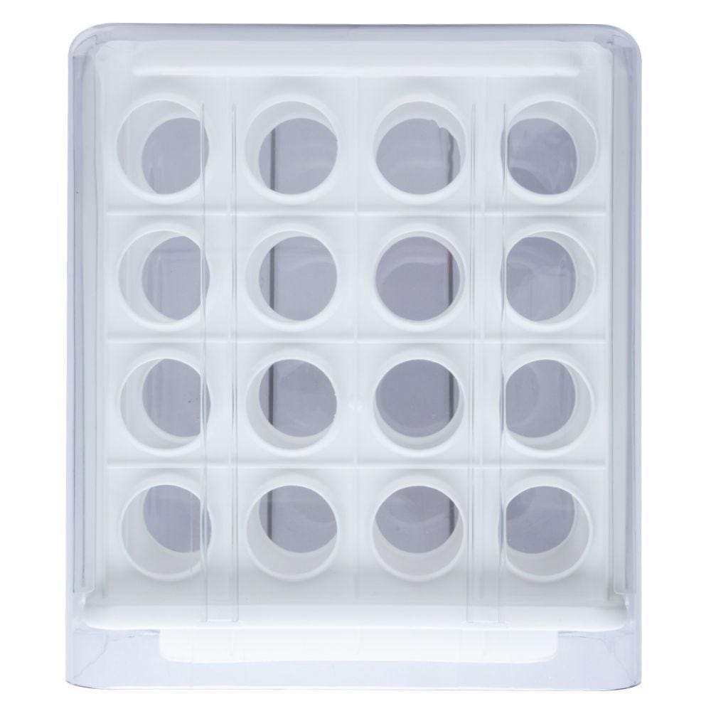 Gaveteiro Empilhável Porta Ovos Duplo 32 Ovos Branco