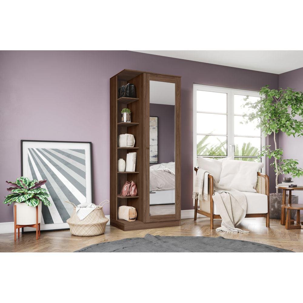 Sapateira Duetto 01 Pt. C/ Espelho Castanho - Henn