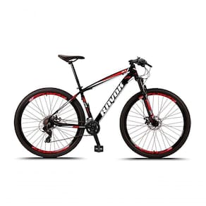 Bicicleta Mountain Bike 21 Velocidades Alavanca Alumínio Vermelho Quadro 17"