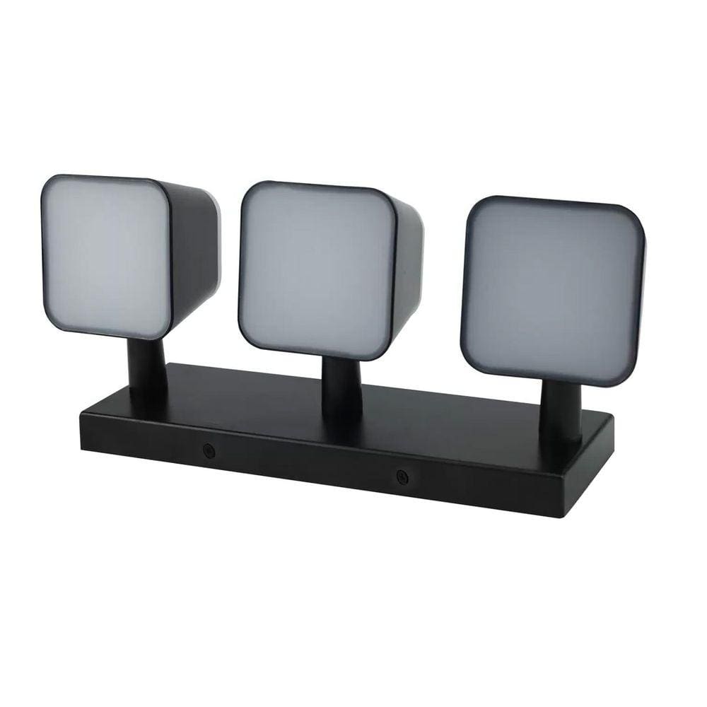 Arandela Andy Quadrada Preto 30cm Led 21W 3000K Bivolt