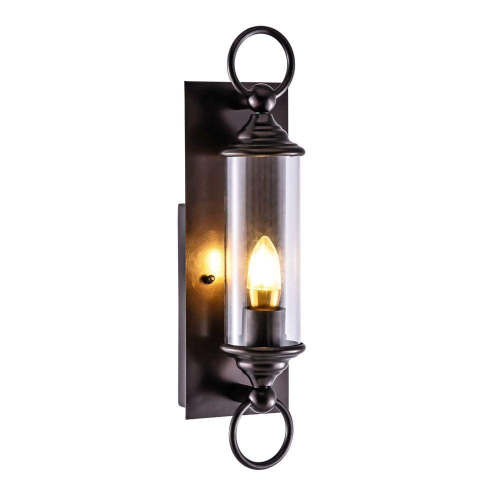 Arandela Colonial Alteza Marrom 44,5cm 1E27 IP20