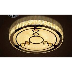 Plafon Redondo de Cristal Led com Controle Remoto 50cm
