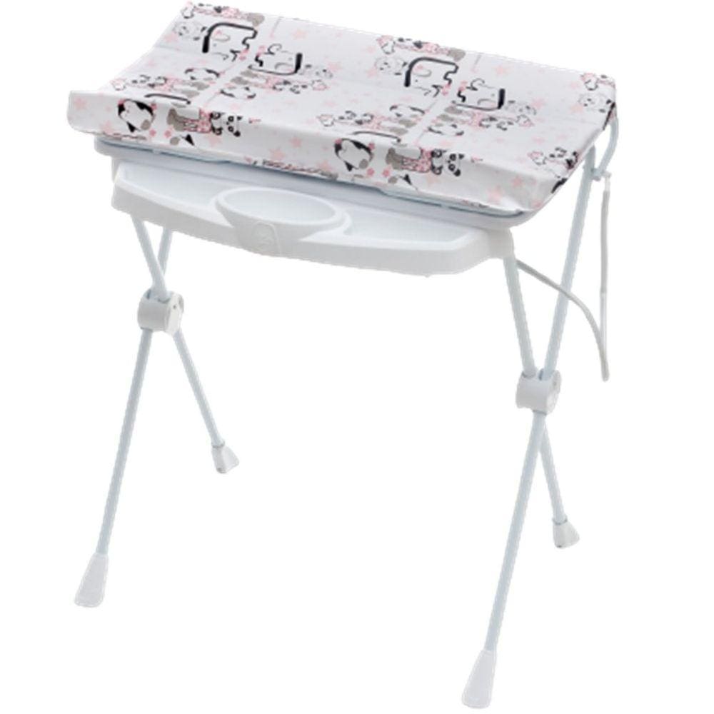 Banheira de Bebe com Trocador Galzerano Plastica Classic Zoo