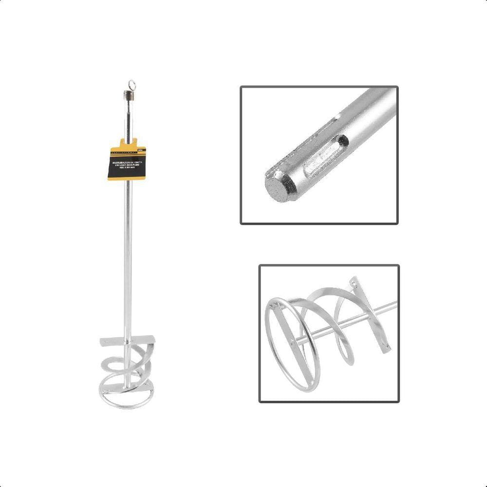Misturador Tinta Encaixe Sds Plus Massa Furadeira 400X80Mm