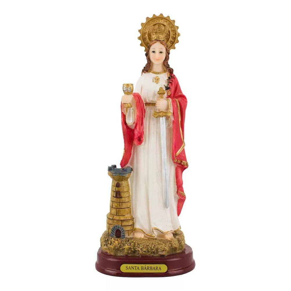 Santa Bárbara 22cm - Enfeite Resina
