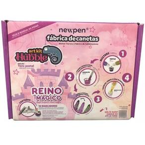 Artkit Hubble Reino Magico Newpen COR da Tinta TONS Pastel