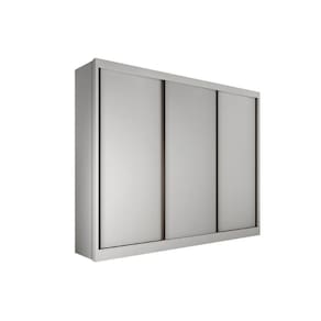 Guarda Roupa Casal 3 Portas De Correr E 6 Gavetas Diamond Plus Branco Novo Horizonte