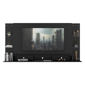 Painel com Suporte para TV até 65" Multimóveis Nairóbi Plus FG3356 Preto