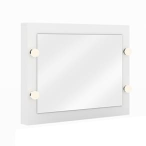 Painel com Espelho para Penteadeira Multimóveis CR35019 Branco