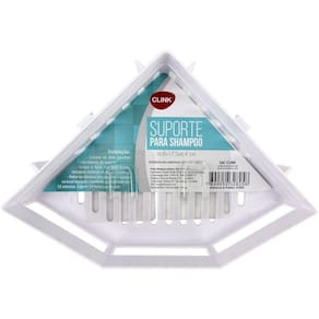 Suporte Para Shampoo Organizador Sem Furos Na Parede Branco