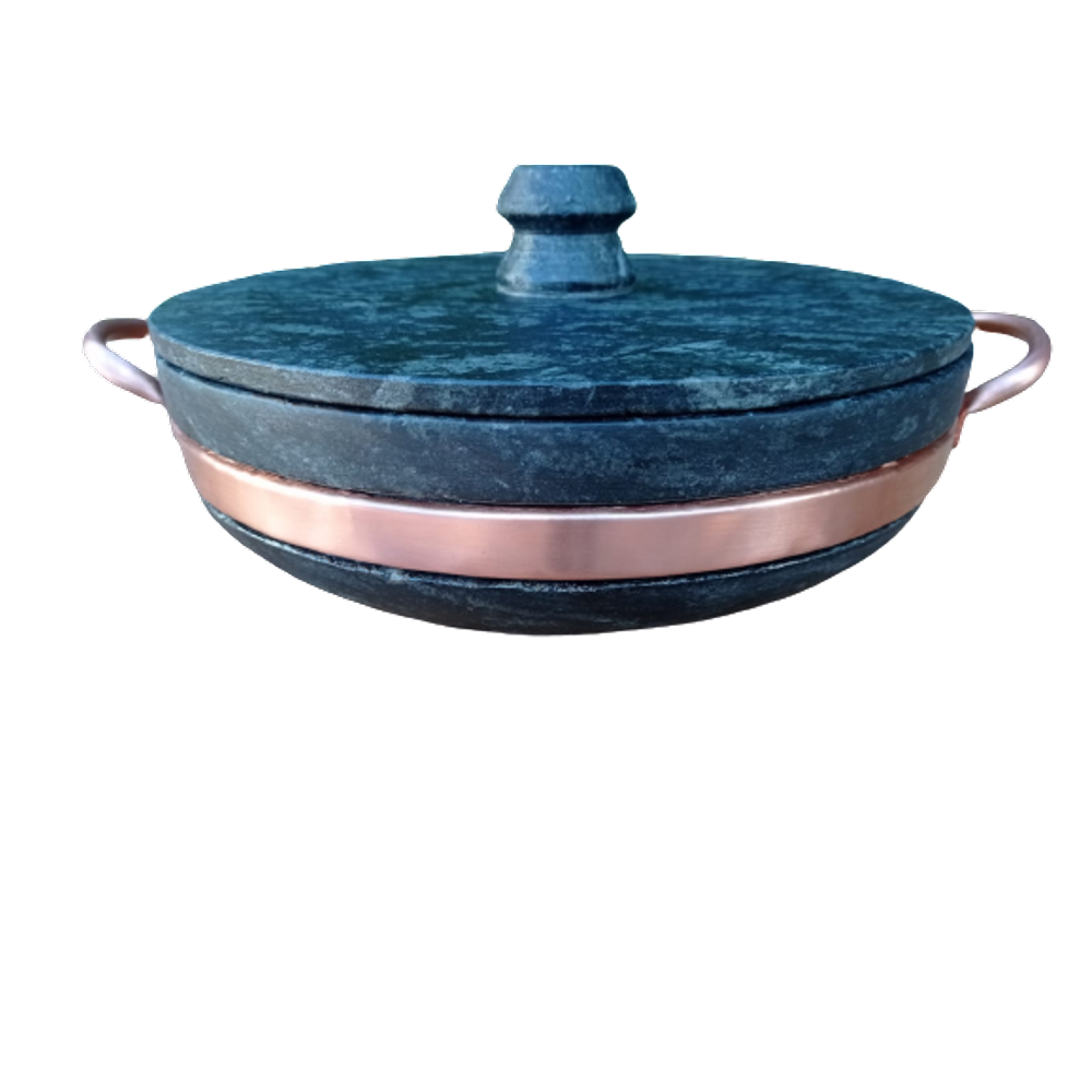 Paeja em pedra sabão de 22 cm - curada