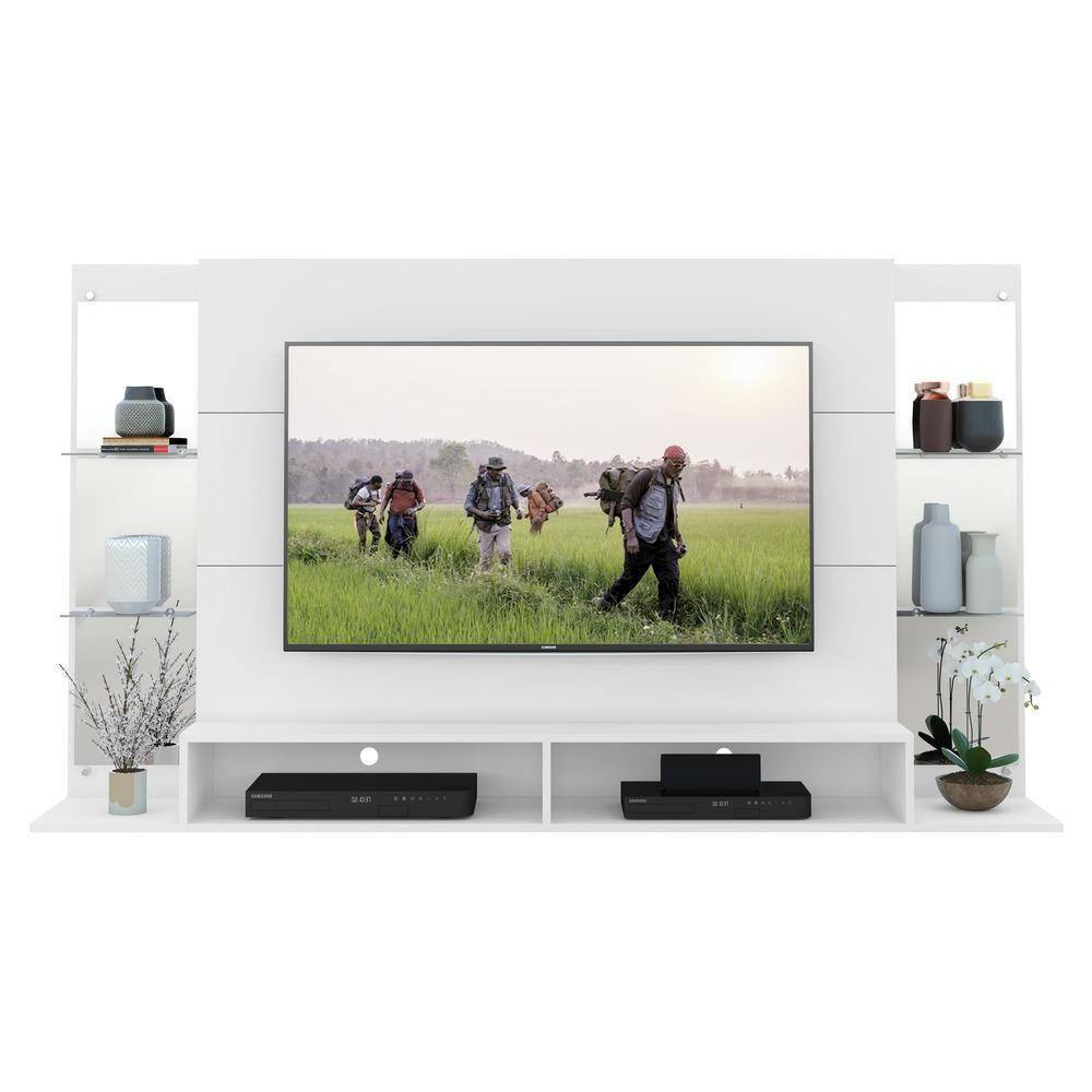 Painel com Espelho para TV até 60” Multimóveis Nairóbi FG3150 Branco