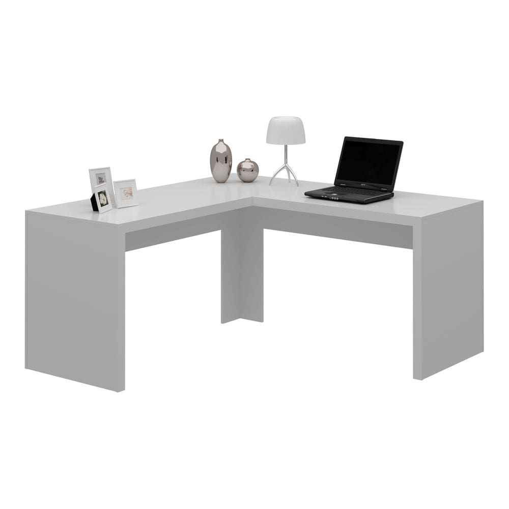Escrivaninha/Mesa Escritório de Canto Multimóveis CR25024 Branca