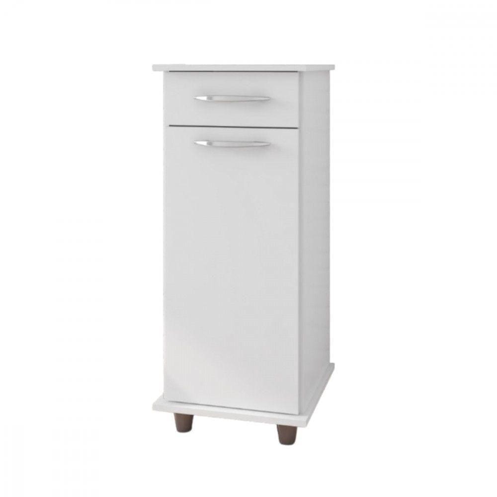Balcão Viena 1 Porta 1 Gaveta Fiorello Branco