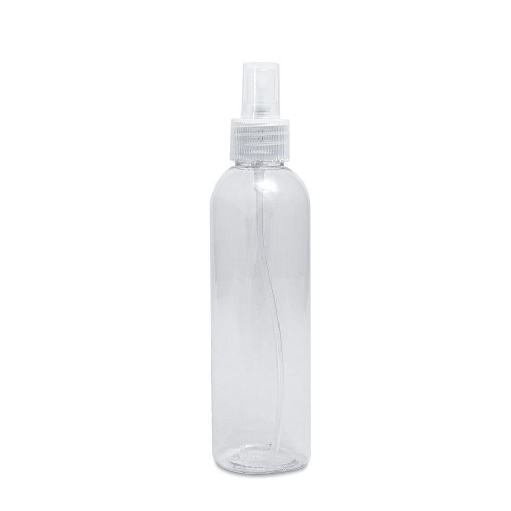 6 Frasco Spray Borrifador 250ml Cilíndrico Alto C/ Tampa