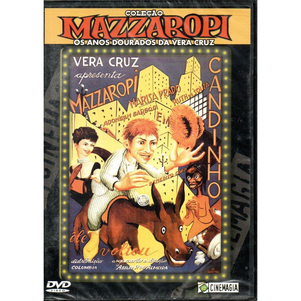 Dvd Coleção Mazzaropi - Candinho Vol.01