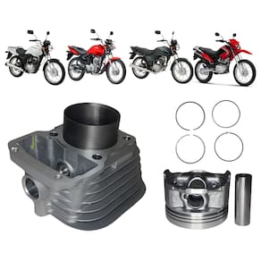 01 Kit Motor Mahle Metal Leve Honda NXR Bros 125 2003 A 2005