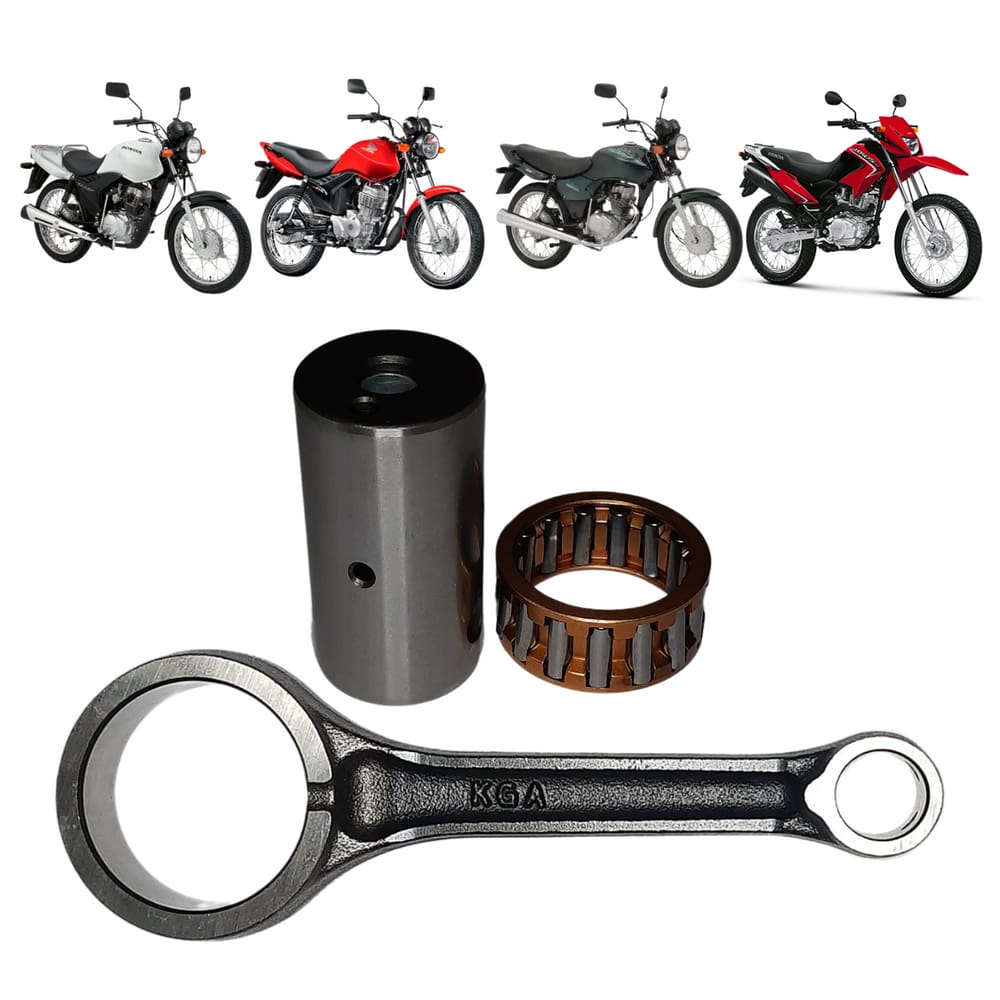 Kit Biela Com Rolamento Honda CG Cargo 125 0.1 2V 2002 A 2005 Mahle