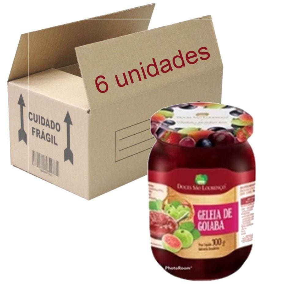 Geleia De Goiaba São Lourenço 210G  6 Unidades