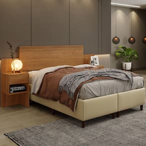 Cabeceira Casal Extensível 223 a 243 Cm Master Cinamomo