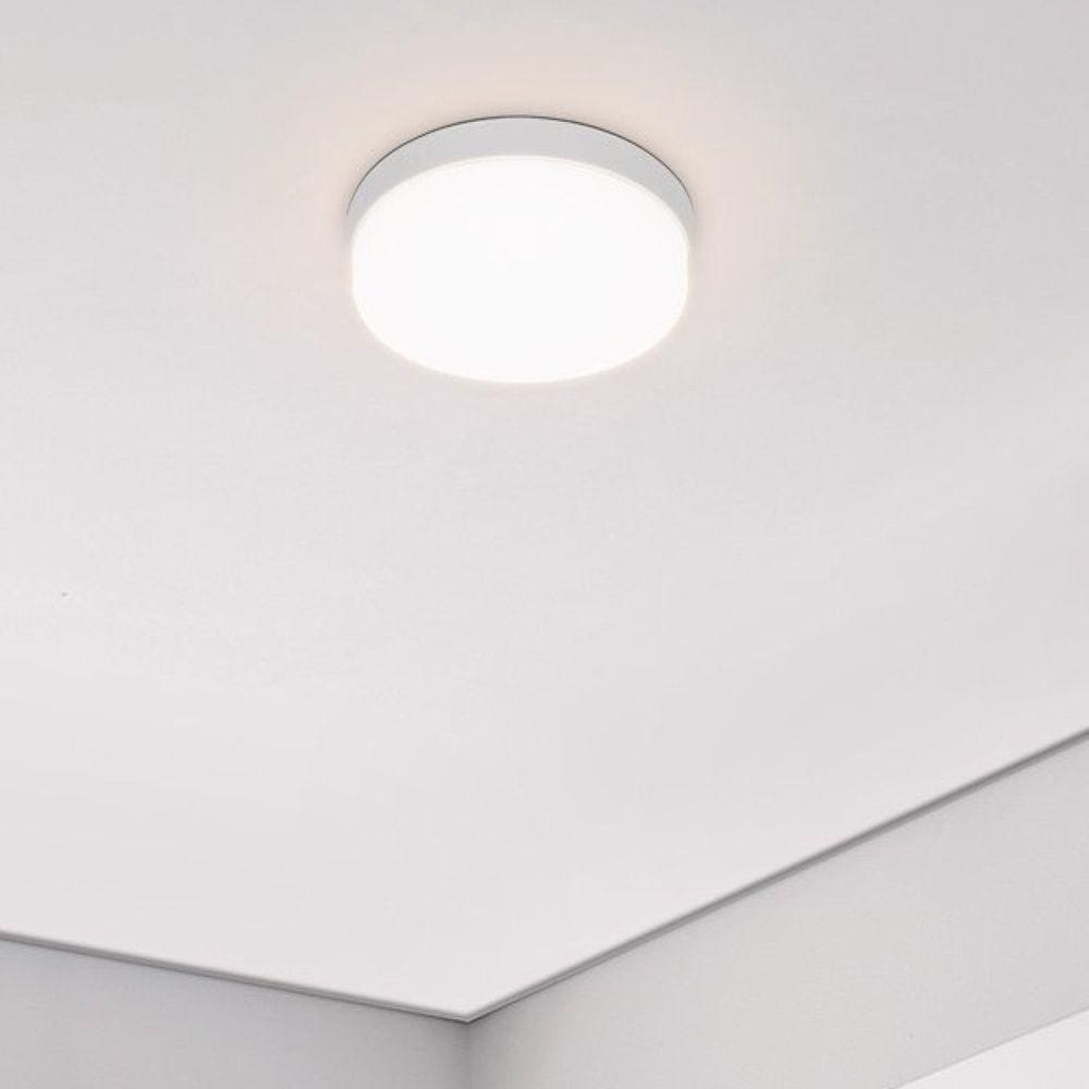 Painel LED Frameless Sobrepor 18W Redondo 3000K 15140123 Taschibra Branco