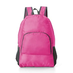 Mochila Nylon Dobravel Impermeável 21L Rosa - QUANHE