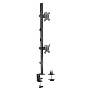 Suporte 2 Monitores Vertical Base Morsa V1224c Central Suportes