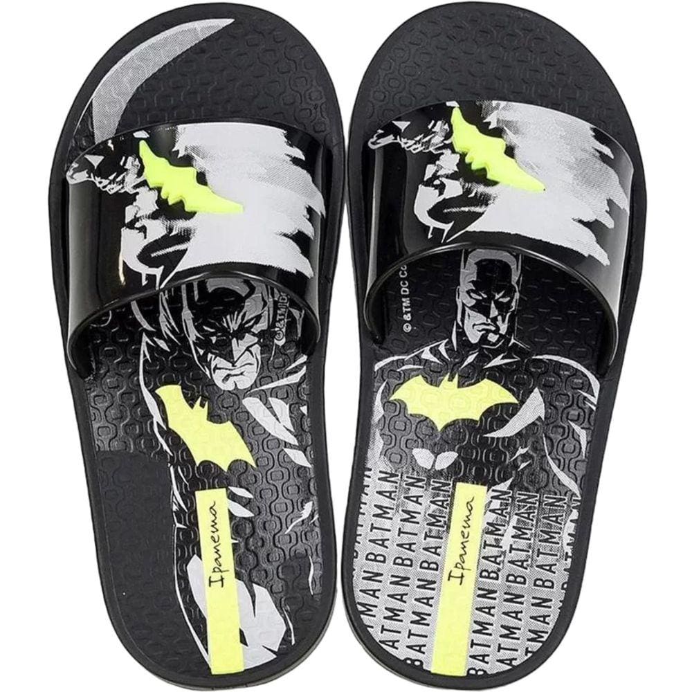 Chinelo Gaspea Borracha Infantil Menino Casual Dia a Dia Batman Ipanema 27070