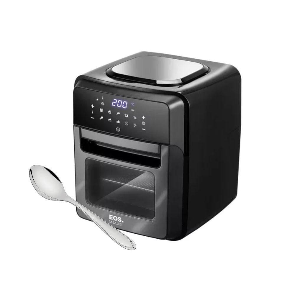 Conjunto Fritadeira Air Fryer Digital Eaf12t 127v Eos e Colher Para Arroz Laguna Tramontina