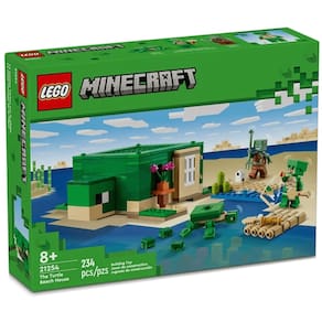 Lego Minecraft 21254 A Casa Tartaruga de Praia 234 Peças