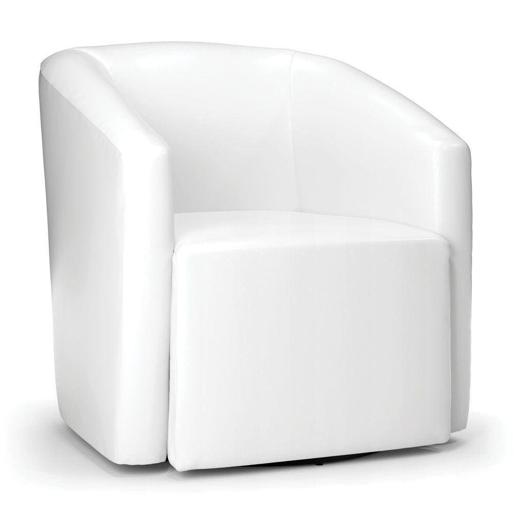 Poltrona Stella Max Corano Base Giratória - D\\`rossi Cor Branco